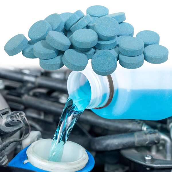20 piezas Pastillas para el líquido del limpiaparabrisas, accesorios para automóvil, pastillas para el líquido del limpiaparabrisas, líquido limpiaparabrisas para automóvil, pastillas concentradas para el líquido del limpiaparabrisas, elimina las manchas del vidrio, apto para el cristal de la ventana del automóvil