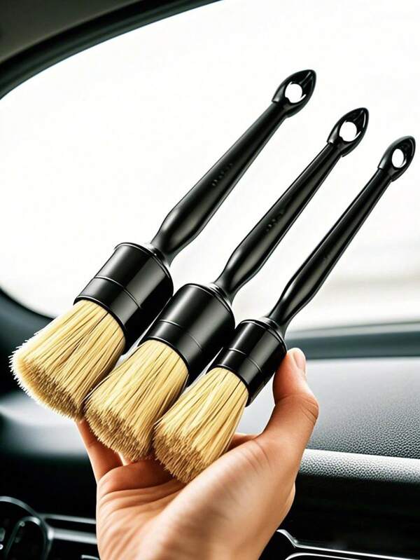 فرشاة تنظيف الداخل والخارج للسيارة، فرشاة أداة تنظيف لوحة العدادات