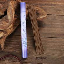 Approximately 40pcs/Box Incense Sticks, Long Lasting Fragrance For Home, Office, Hotel, Washroom, Air Purifier, Sandalwood, Agarwood, Jasmine, Rose, Lavender Scents, Wooden Air Freshener, Suitable For Home, Office, Outdoor, Swimming Pool, Camping, Christmas, Halloween, Easter, Thanksgiving, Valentine's Day, Random Color & Style