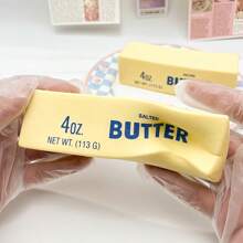 Office Prank Supplies - Realistic Fake Butter Toys, Coworker Prank Gifts, Stress Relief - 黃色 - 查看 3