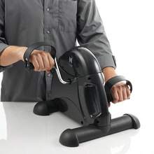 Under Desk Stationary Exercise Bike Portable Arm Leg Foot Pedal Exerciser - as pic - View 5