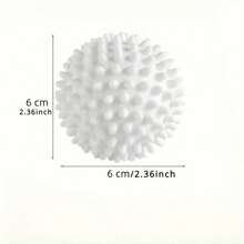 2pcs Anti- Laundry Balls, Pure White Magic Cleaning Balls For Top Load & Front Load Washing Machines, Stain Removal & Prevention