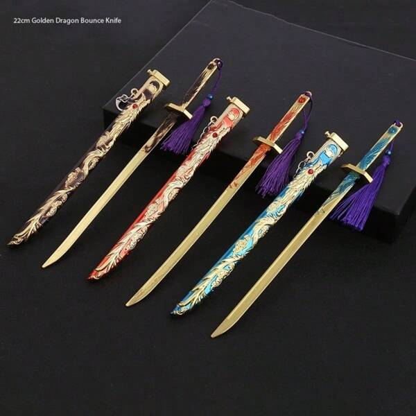 2025 New Arrival, Best Selling #New Arrival# New Style, Golden Dragon Flexible Jump Ornament Prop Gift, Metal Keychain Pendant Keyring, Birthday Gift Hanging Ornament, Business Gift, Promotional Gift, Welfare Gift, Festival Gift, Commendation Souvenir, Ornament Prop