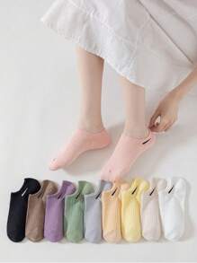 10/15 Pares de Meias Coloridas de Coração para Tornozelo, um Acessório Essencial para Garotas, Estilo Doce Japonês, Uso Diário Versátil, Design Baixo, Antiderrapante e Hipoalergênico, Meias Confortáveis e Respiráveis para Mulheres
