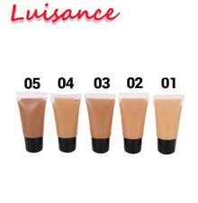 Kit C/3 Matte Liquid Foundation Luisance L5001 5 Colors - 3 Uni Color 04 Hides Small Imperfections - View 2