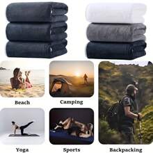 1/3pcs Ultra-Soft Microfiber Bath Towels, 300 GSM High Absorbency Quick Dry Bath Sheets 27.56 X 55.12 Inches, Multi-Purpose Towel For Spa, Yoga, Gym, Bathroom Back To School For Beauty Salon Home Bathroom