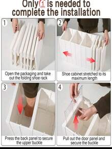 6-TIER SHOE ORGANIZER - White - View 4