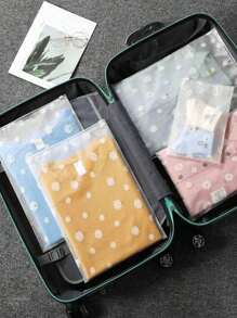 10pcs Clear Storage Bags For DIY Craft Supplies, Shipping Packaging Bags, Frosted Zipper Plastic Bags For Keeping Clothes Clean, Clear Plastic Garment Bags For Packing T-Shirts, Shirts, Documents, Clothes Plastic Seal Bags, Reusable Use Frosted Resealable Bag, Hospital Bag Maternity Essentials Travel Storage Bag Organizer Space Saving Storage Bag Shoes Cosmetics Travel