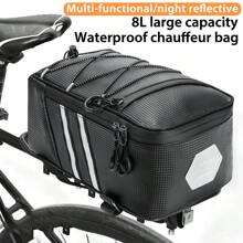 NEWBOLER Bicycle Rear Seat Bag MTB Bike Rack Bag Trunk Pannier Cycling Large Capacity Waterproof Travel Bag With Rain Cover