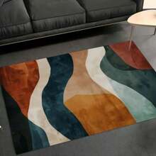 Large Area Rug/1000g/M², Personalized Multicolor Bold Stripe Pattern, Luxury Area Rug, Premium Machine-Washable, Upgraded Version Features Thickened And Densified Material, Fade-Resistant, Modern Carpet Room Decor Bathroom Accessories Back To School