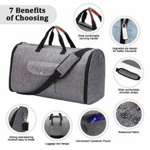 1pc New Simple Style Solid Colour Folding Extra Large Capacity Portable Handbag, Multi-Functional Duffel Bag, Clothes Storage Bag, Suitable For Travelling, Can Also Be Used As Holiday Gifts