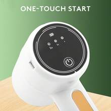 XO Chef Lab Hand Whisk Electric | 3 Speed Handheld Mixer | Two Whisk Mount Baking Mixer | Cordless Electric Hand Mixer For Eggs, Soups, Cream, Batters | Portable, Wireless & Rechargeable (White) - trắng - Xem 10