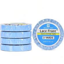 1 件装防水蕾丝前假发胶带蕾丝前假发胶强力双面胶带适用于接发材料胶带 - 無色 - 查看 4