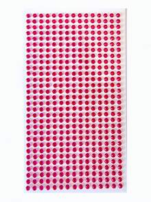 1入組水鑽什錦貼紙簡單多用途貼紙適用於DIY工藝品手冊拼貼卡片裝飾