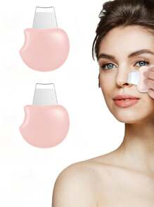 Stainless Face Spatula Skin Blackhead Scraper Remover Tool Pore Scraper Heart Face Scraper For Women Men Facial Deep Cleansing Tool