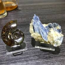 1 Stück Mineralienständer, Acryl Mineralien Sockel & Kristallkugel Halter Regal, Mineralienständer, Fossil Ausstellungsregal, Steine, Vermessung, Achat, Kristalle, Rohsteine, einzigartiger Steinständer, Handyhalter, Weihnachtsgeschenk