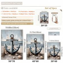 Bộ 3 bức tranh treo bằng vải canvas, có khung, dễ treo, tranh trang trí, nghệ thuật treo tường, áp phích, hiện đại, trang trí bãi biển đương đại, tranh chủ đề đại dương, thích hợp cho phòng khách, phòng ngủ, phòng tắm, hành lang văn phòng, quà tặng trang trí nhà thẩm mỹ hiện đại - Nhiều màu - Xem 9