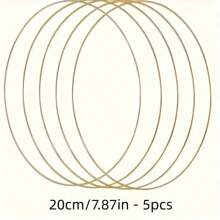 1/5/10PCS Metal Garlands, DIY Wreaths, Dreamcatchers, Table Centerpieces, Wedding Party Decorations