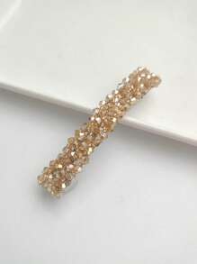 4/5 pezzi Fermagli per capelli da donna con strass, colore unito, semplici per la frangia, dolci e carini, versatili, adatti per outfit da spiaggia e viaggio, uso quotidiano, scuola