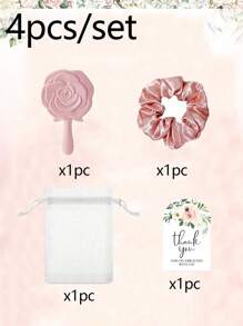 36/12/8/4 Peças Espelho de Maquiagem com Alça Floral, Espelho Compacto Desenho Rosa Princesa, Espelho Pequeno Fofo, Espelho de Mão, Espelho de Maquiagem de Mão, Espelhos Compactos de Viagem, Conjunto de Presente, Perfeito para Aniversários, Casamentos, Festas, O Presente Perfeito para Colegas, Amigos e Família, Dia dos Namorados, Presentes para Madrinhas