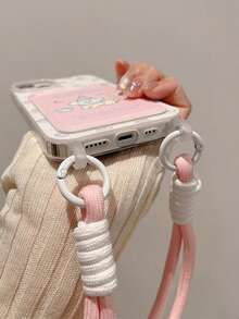 1 件扎染动物 3D 人物手机壳带挂绳，适用于 16 Pro Max/16 Pro/16 Plus/16/15 Pro Max/15 Pro/15 Plus/14 Pro Max/14 Pro/14 Plus/14/13 Pro Max/13 Pro/13/12 Pro Max/12 Pro/12/11 Pro Max/11 防水防震防摔防刮 - 粉色 - 查看 8