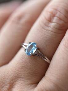 ITSMOS Natural Pink Topaz Rings Genuine Solid S925 Sterling Silver Bands Simple Diamond Dainty Fine Jewelry For Women Gift