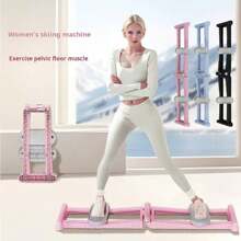 1 pieza Máquina de esquí de yoga para piernas delgadas y entrenador de músculos del piso pélvico, ejercicio de agarre de piernas para hacer en casa, ejercicio de yoga interior, equipo de acondicionamiento físico para entrenamiento de todo el Body