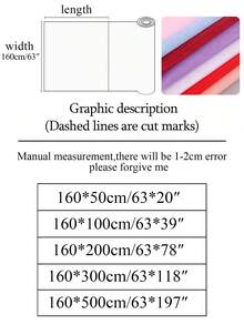 1pc Solid Color Tulle Netting Fabric, Tulle For Tutu Skirt - Multicolor - View 2