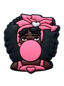 EVA Beach Bag Decor Accessories, Pink & Black Girls Decorative Rubber Tote Bag Accessories, Women Summer Beach Casual Handbag DIY Essential, Rubber Bag Handle Attachments, DIY Wallet Making Supplies (Slight Color Variation In Letter Colors) - Multicolor - View 4