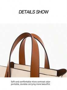 Women's Handbag Texture Fashion Hundred Commuter Bag Large Capacity Tote Shoulder Bag - White - View 4