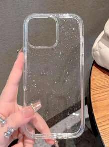 Sequins Compatible With IPhone 16, 15, 14 Plus, 13, 12, 11 Pro Max Plus Glitter Phone Case. Soft, Transparent Protective Cover, Perfect As A Gift For Girlfriend Or Lady.