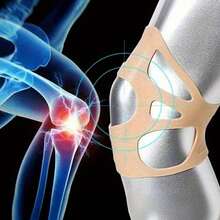 Silicone Knee Brace For Women Ultra Thin Invisible Patella Support For Hiking Football Basketball Gym Accessories Knee Support Sports Knee Pads Gym Knee Pads - Apricot - View 6