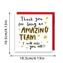 Thank You Card, Farewell Card, Birthday Card, Colleague Card, New Job Card, Funny Departure Card, Wish Colleague Good Luck Card, Colleague Friend Leaving And Starting Over