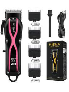 HIENA HIEAN 1pc精致小巧女士理发器，专业无线理发器，使用顺滑方便，居家护发好帮手，三种颜色可选，1500mAh锂电池提供持久续航 - 彩色 - 查看 9