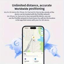 RSH 2 Pieces Air Tracker Wallet Finder Smart Tag, Suitable For Iphone Find My App(Only For IOS) Luggage Tracker Wireless Key Detector Item Finder,Smart Label Worldwide Location Tracking Lose Pet Wallet Backpack Hand Luggage Car(Not For Android System)