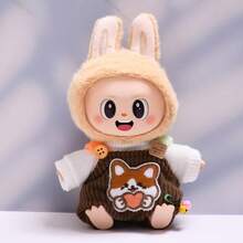 [Clothes Only] Changeable Outfit Set, 1st & 2nd Gen Pendant, Suspender Pants Set, 10cm Doll Changeable Clothes (Doll Not Included) - Multicolor - View 5