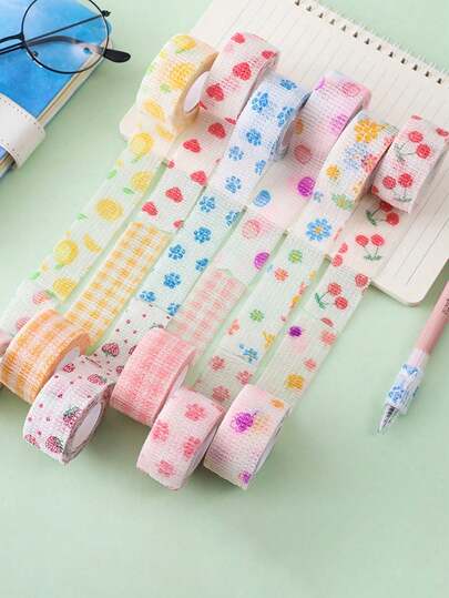 30 chiếc/25 chiếc/20 chiếc/15 chiếc/10 chiếc/5 chiếc/4 chiếc/3 chiếc/2 chiếc/1 chiếc Màu sắc ngẫu nhiên (Không chỉ bao gồm trong hình), Băng quấn thể thao tự dính, Dây đeo bảo vệ ngón tay và cổ tay, Băng thun họa tiết hoạt hình đa năng, Kiểu dáng dài và ngắn, Bảo vệ ngón tay khỏi bị mòn, Băng quấn ngón tay dễ thương, Bảo vệ ngón tay viết kết hợp cho học sinh, Băng dính tay chống mài mòn, Bao ngón tay tự dính chống mài mòn và chống kén hoạt hình