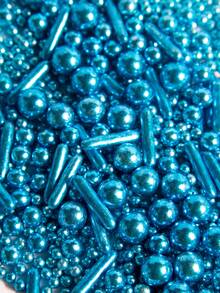 85g/3oz Glitter Sugar Pearls - Shinning Decorations Sprinkle For Cakes, Ice Cream Sundaes, Chocolate Truffles, Macarons, Cupcakes, Waffles, Donuts, Lollipops, Fondant, Dessert Tables | DIY Birthday/Wedding/Graduation/Retirement/Christmas/Valentine's Day Party Supplies | Non-Melting Sparkle Toppings For Bakeries, Home Baking,For Decoration Only. Not Edible