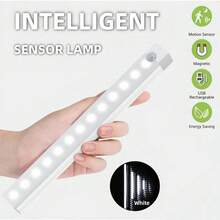 Wireless Induction Light LED Smart Wardrobe Bedroom Convenience USB Easy Installation - 白色 - 查看 1