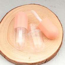 2pcs Mini Travel Foundation And Serum Dispenser Bottle With Brush - TSA-Approved, Leak-Proof, Portable Cosmetic Container For Liquid Foundation, Powder And Creams, Beige And Red Plastic Design, Travel Cosmetic Bottles Home Bathroom Decor Fall Decor - Multicolor - View 14