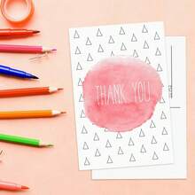 Blank Kraft Paper Postcard, Double Sided Writeable & Paintable, Mail Greeting Card, DIY Blank Card - Multicolor - View 3