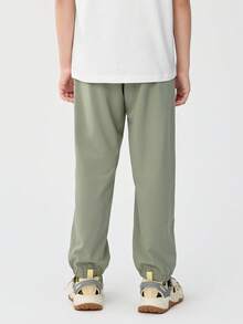 Balabala Kids' Quick-Dry Summer Pants, Breathable & Lightweight - Earthy Green - View 2
