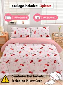 Conjunto de cama com bordado floral branco de 3 peças, inclui: 2 fronhas + 1 capa de edredom com zíper, sem enchimento, tecido 100% poliéster, bordado floral de pérola dourada, design de folhas 3D, macio e confortável, adequado para todas as estações, quarto ou dormitório (meninos e meninas), uso em acampamentos e viagens