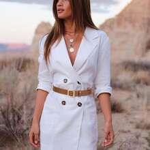 1pc Plus Size Women's PU Belt Jeans Dress Fashionable Women's Black Belt With Square Buckle