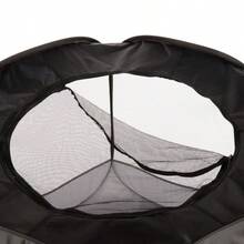 Productos para mascotas Parque de juegos portátil mediano de malla para perros y gatos, negro - espliego - Ver 9