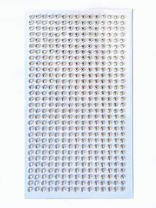 1入組水鑽什錦貼紙簡單多用途貼紙適用於DIY工藝品手冊拼貼卡片裝飾