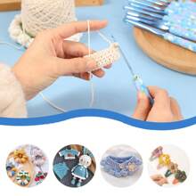 Crochet Hooks Set 2.0-8.0mm Ergonomic Handle For Arthritic Hands Knitting Needles Kit For Crochet Beginners