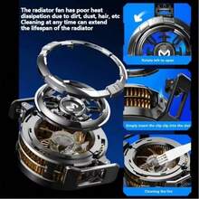 手机散热器半导体散热磁吸背夹通用CX08 CX07风扇冷冻散热器 - 彩色 - 查看 5