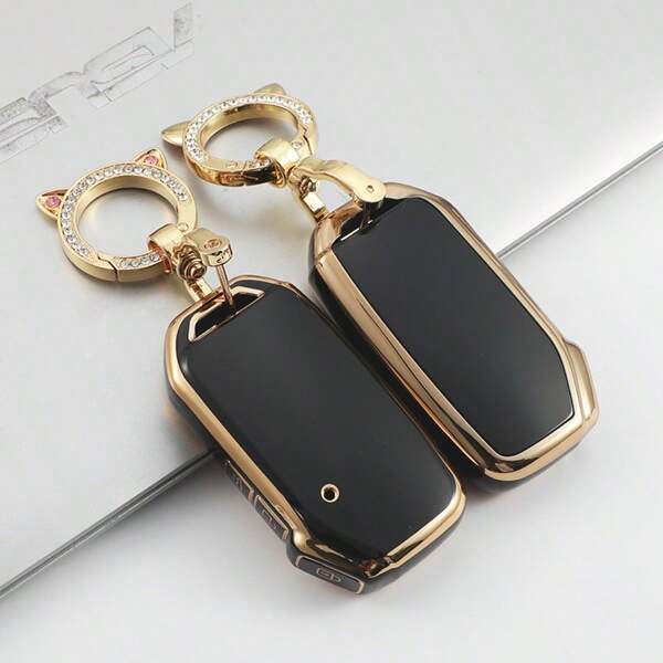1pc Fashionable And High-End TPU Car Key Case Suitable For Kia Key Cover, For Sorento For Sportage For K5 For K2 For KX3 For K4 For KX5 For KXCROSS, For Forte For Cerato For SPECTRA For RIO For Stinger Car Key Bag Dustproof And Anti Fall High-End Fashionable Keybag