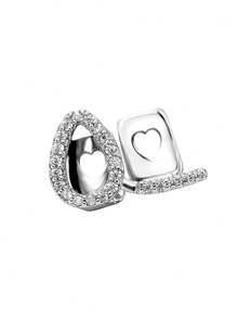 1-2PCS Grillz Tooth Cap Grills For Your Teeth Golden, Silvery Fashion Teeth Jewelry For Women Men Rapper Costume, Music Festival Golden/Silvery - Multicolor - View 3